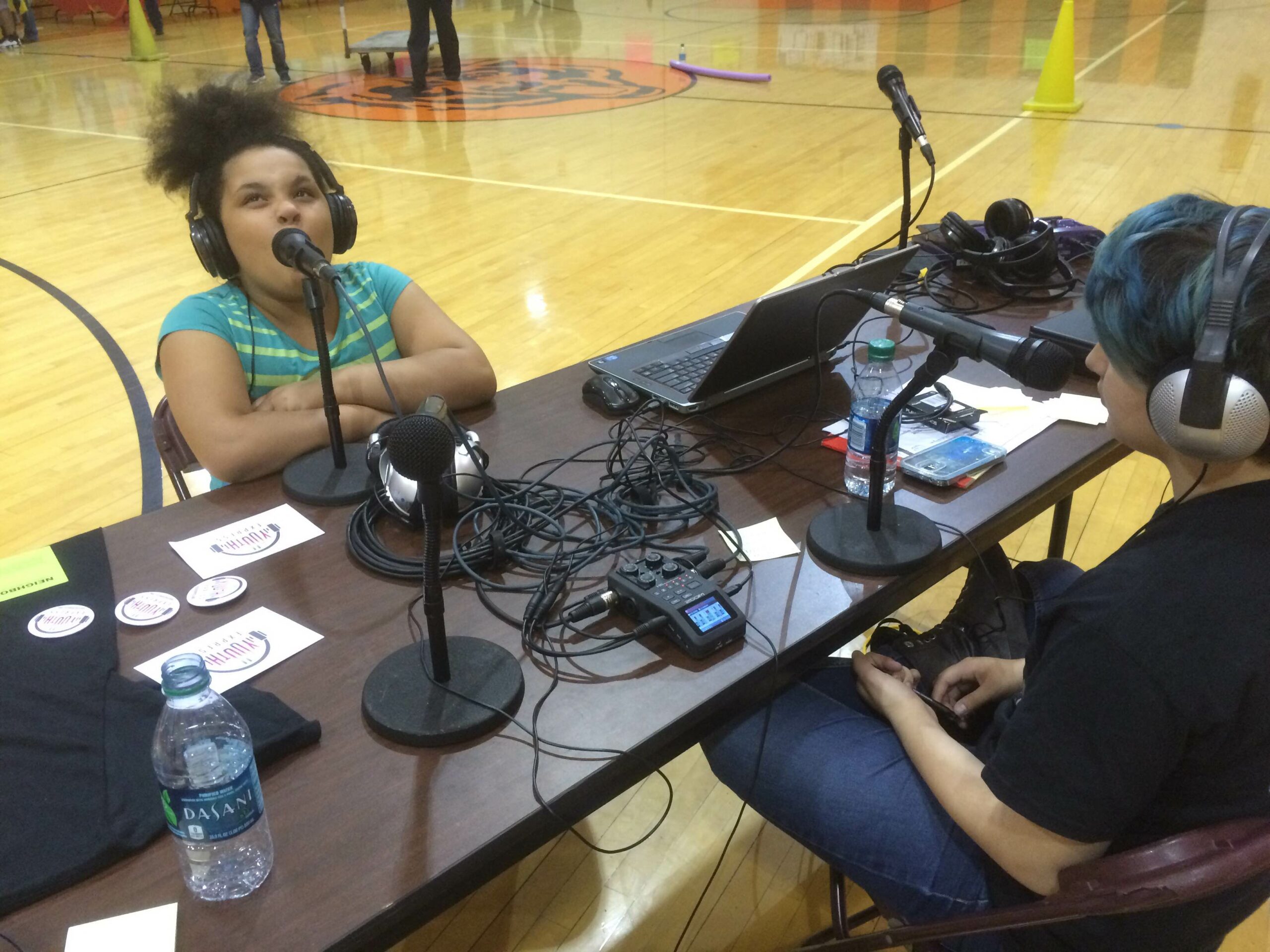 This week, students at Clairton recorded a radio drama in the vein of such classic films as "Big" or "Freaky Friday," posing the hypothetical question: "What would you do if you switched bodies with your Math teacher?" And then one student professed his unadulterated love for a classic anime TV show.