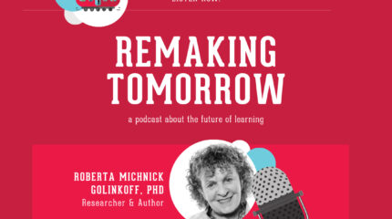 an adult profiled in black and white