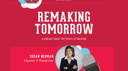 adult with hoop earrings and black jacket profiled on a gray background