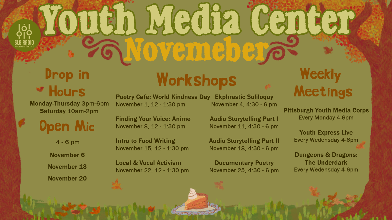 YMC Calendar Graphic for November