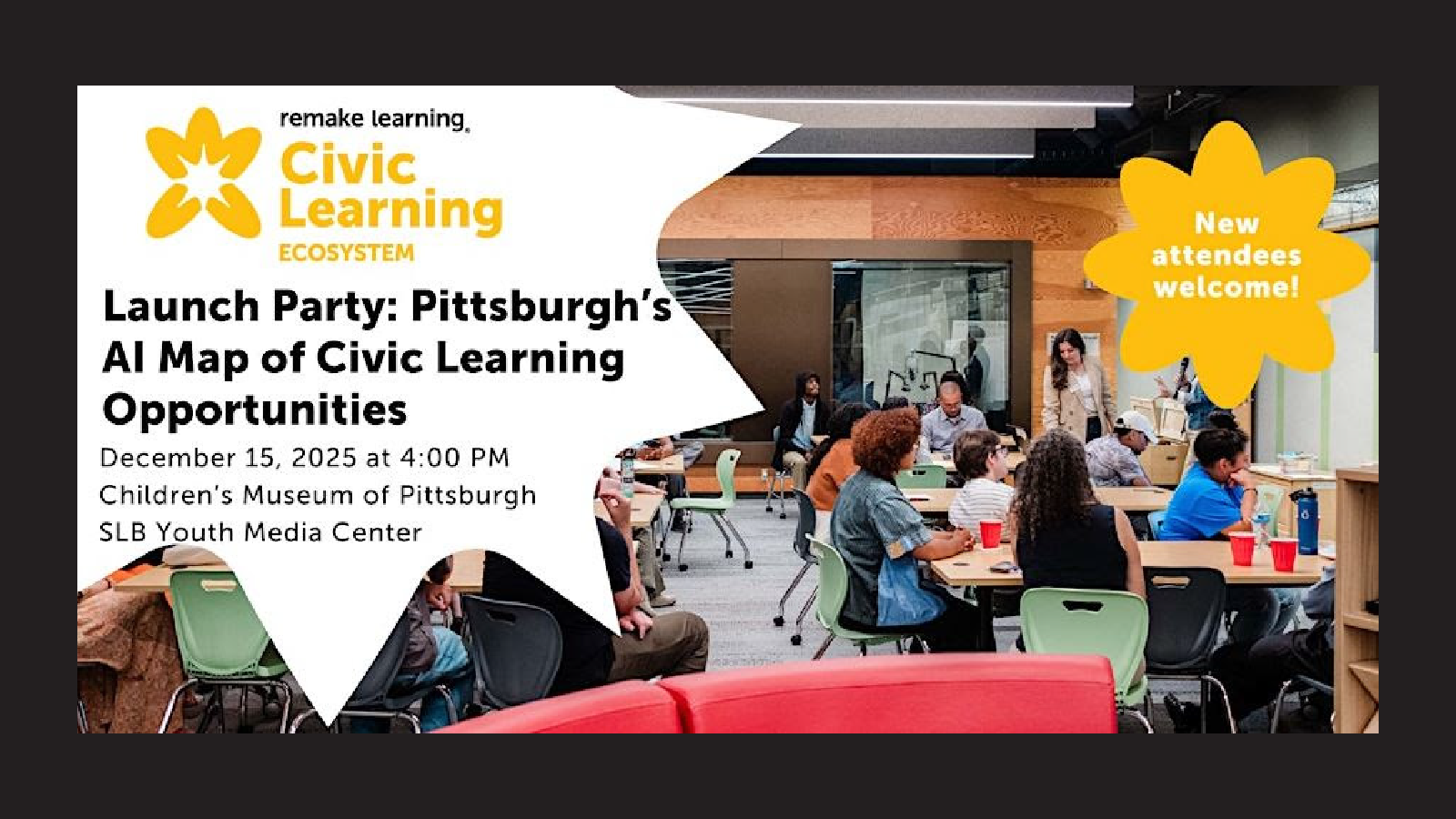 Remake Learning launch party flyer