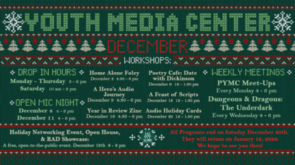 December YMC Events Graphic