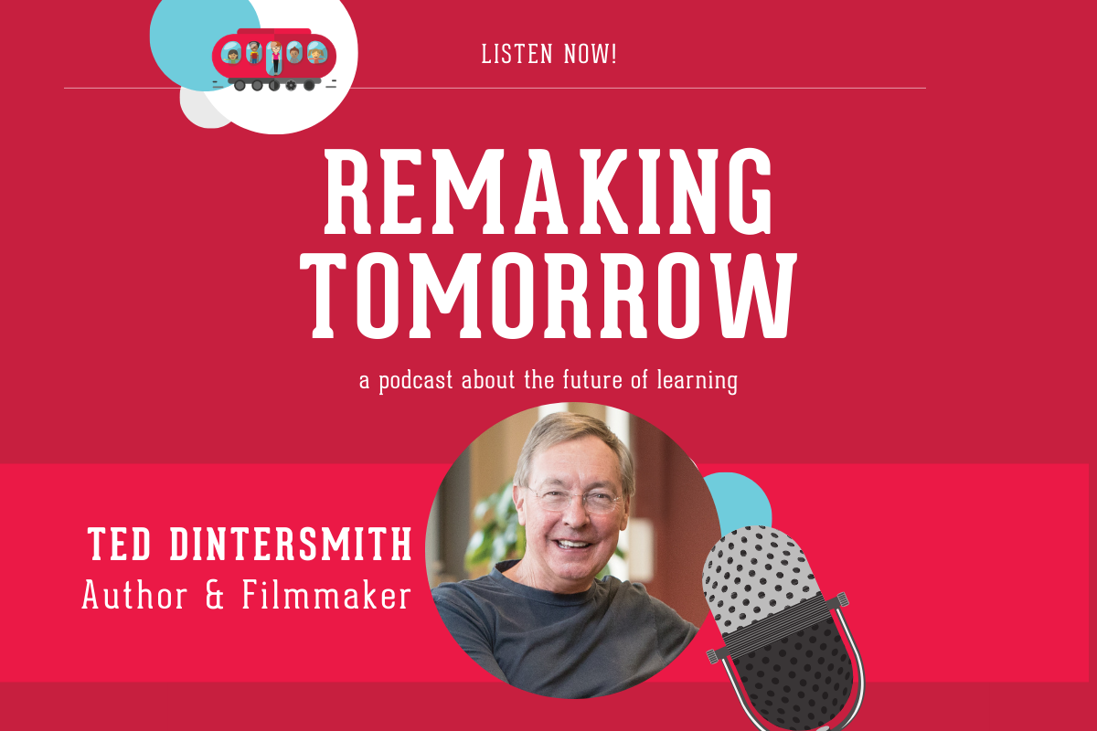 Graphic featuring an adult with an illustrated microphone