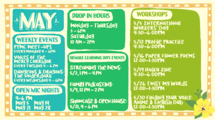 YMC May Calendar Graphic