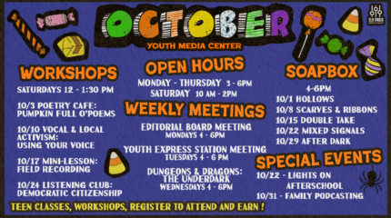 October YMC Schedule Graphic